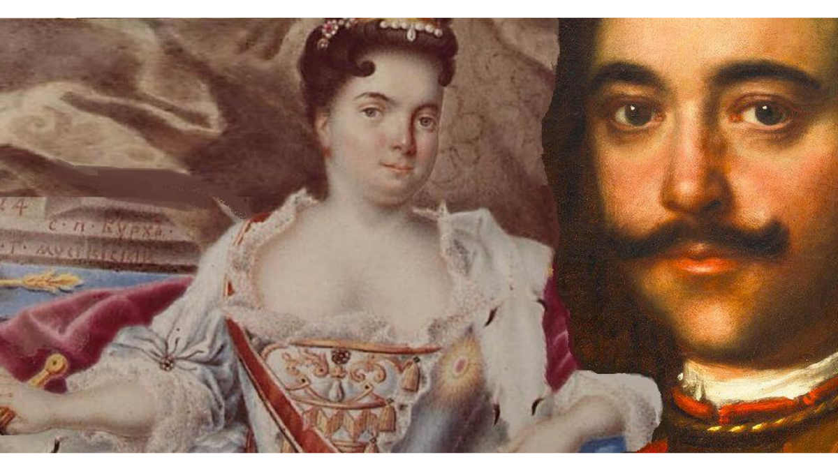 Екатерина Алексеевна со своим мужем