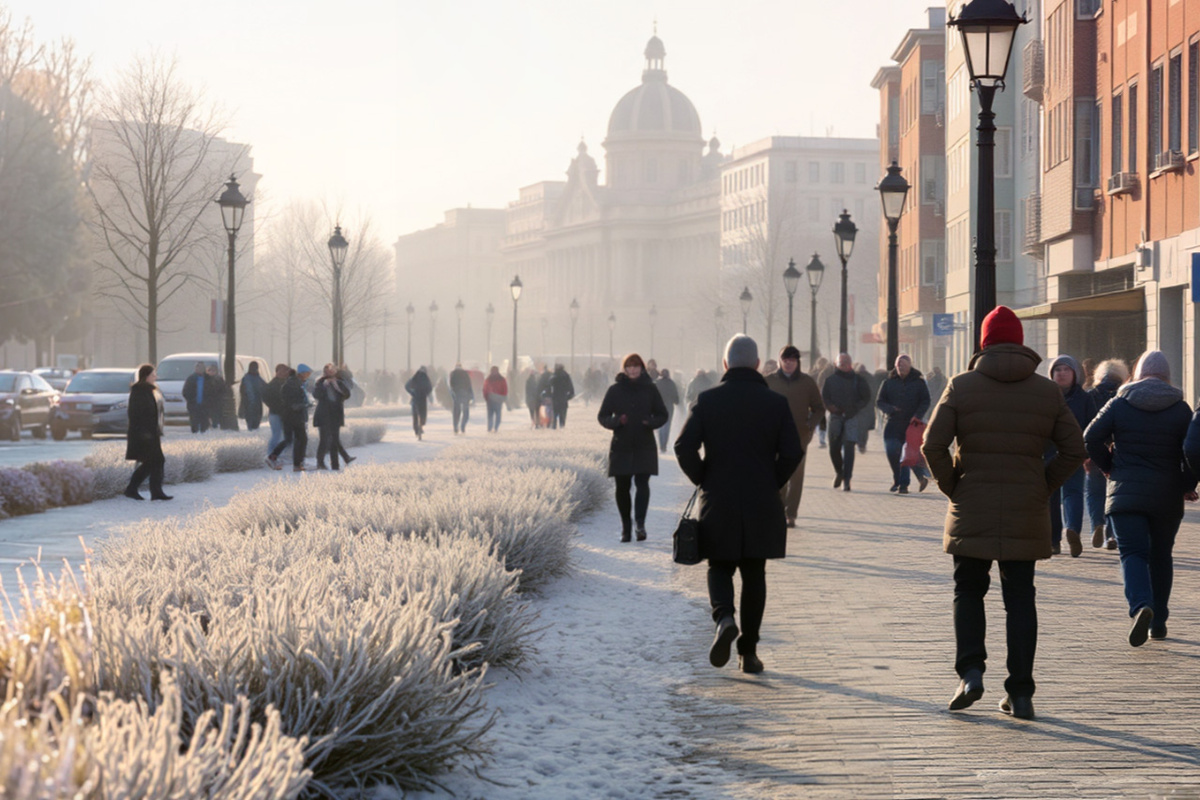 Похолодание придет в Москву не раньше вторника.  Фото: Изображение сгенерировано нейросетью Kandinsky 3.1