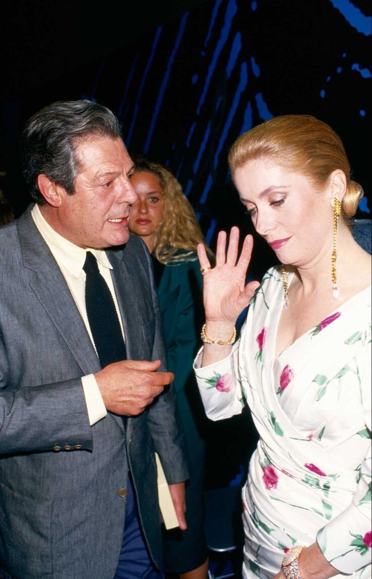 Катрин Денёв и Марчелло Мастроянни. 