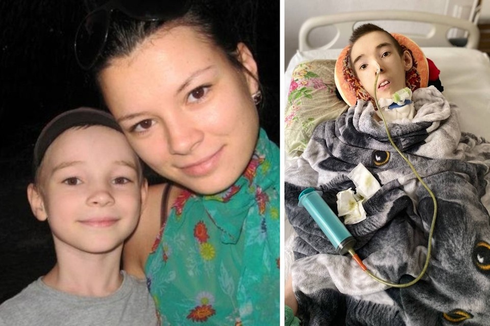    Почти десять лет после неудачной операции мама Ярика отчаянно сражалась за жизнь сына. Фото: из архива семьи