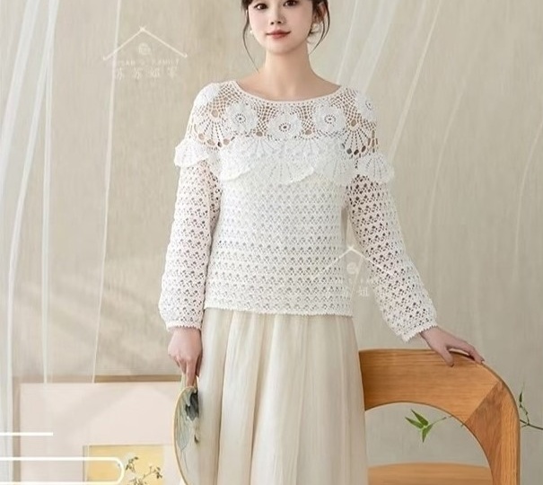 Волшебство крючка: ажурные блузы, которые захочется связать прямо сейчас.