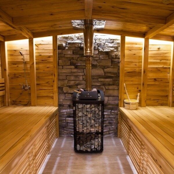 Фото печи Варвара "Терма Каменка" в бане частного владельца