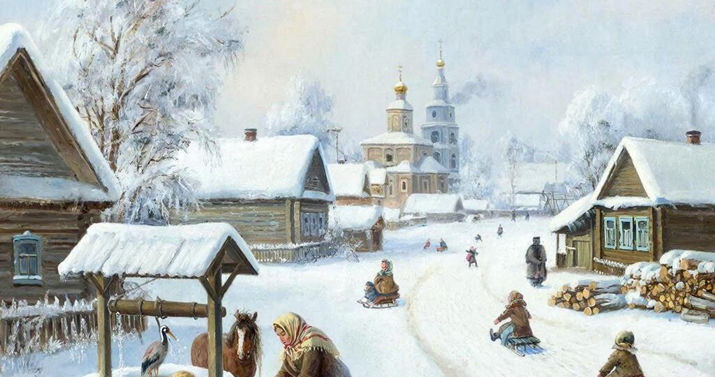Зима в русских народных сказках
