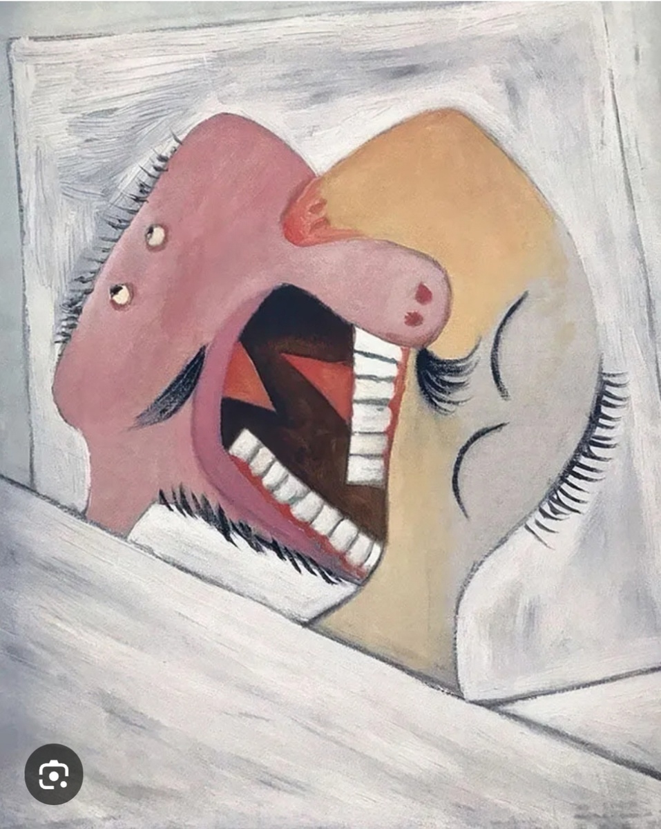 Примерно так однажды будет выглядеть наша с Соней встреча, товарищ Пикассо как знал🤣👄