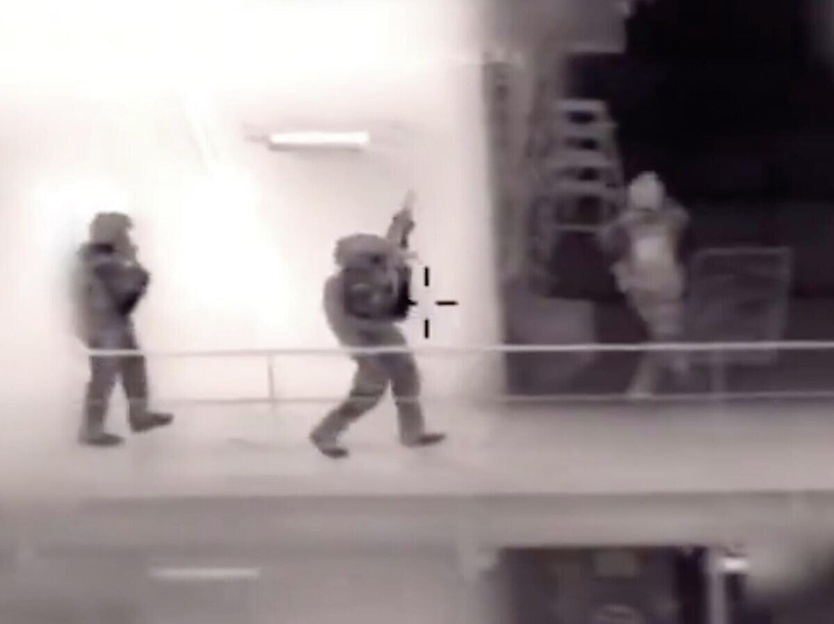    Морпехи США высадились на танкер Olina в Карибском море. Кадр видео | © U.S. Southern Command