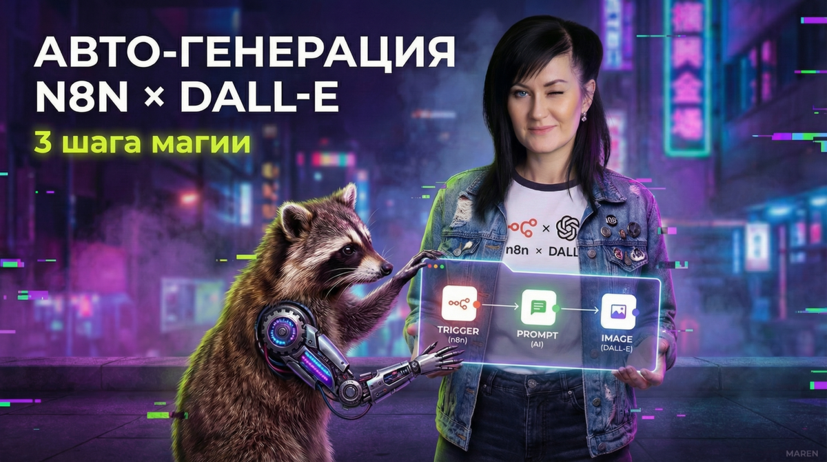    Собираем простой визуальный конвейер для генерации картинок | Автор: Марина Погодина Марина Погодина