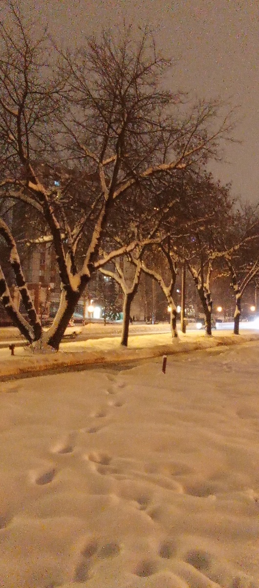 Вечер. Иду в театр. 