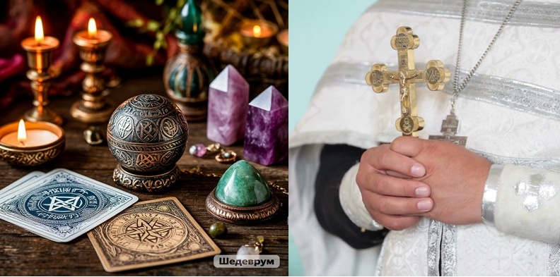 Магический шар ИИ изобразил своеобразно) И да, не надо быть экстрасенсом, чтобы увидеть покоящиеся на круглом животике руки с идеально отманикюренными ногтями))