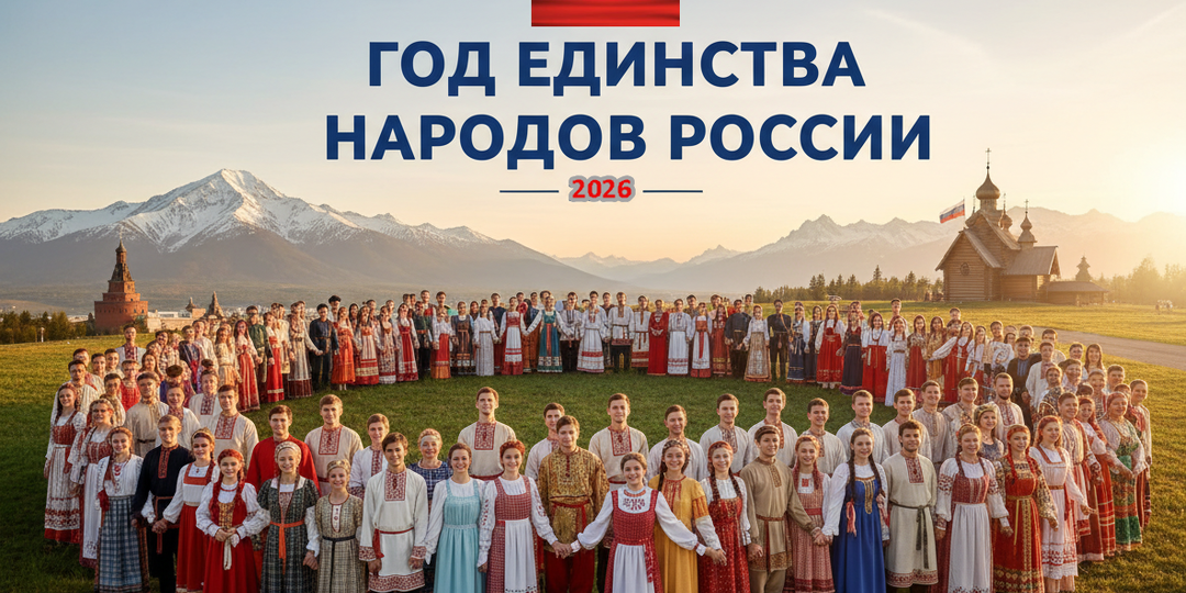 Уголок «Год единства народов России». Оформительские шаблоны.