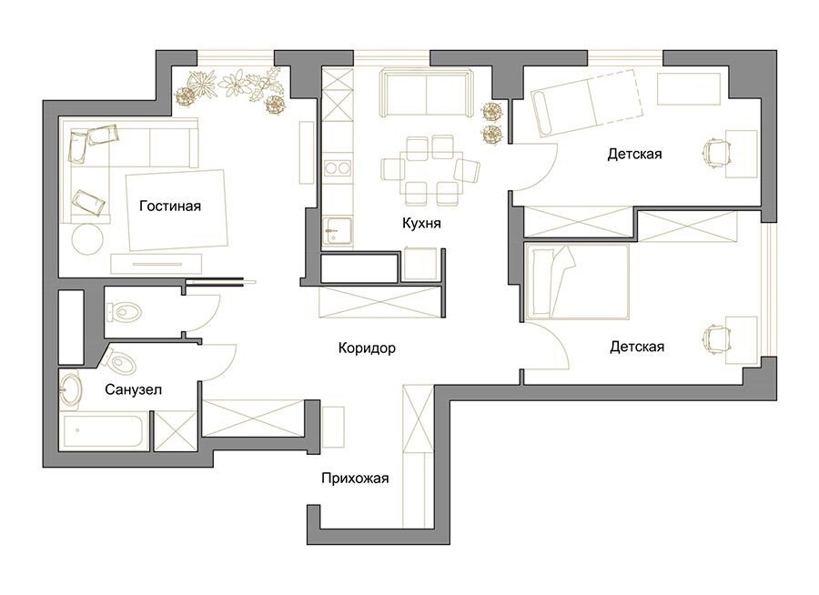 Планировка квартиры