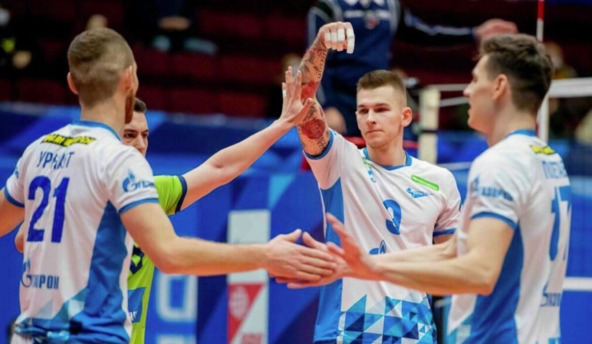     Волейболисты петербургского "Зенита". Источник: ria.ru Автор фото: Пресс-служба волейбольного клуба "Зенит"