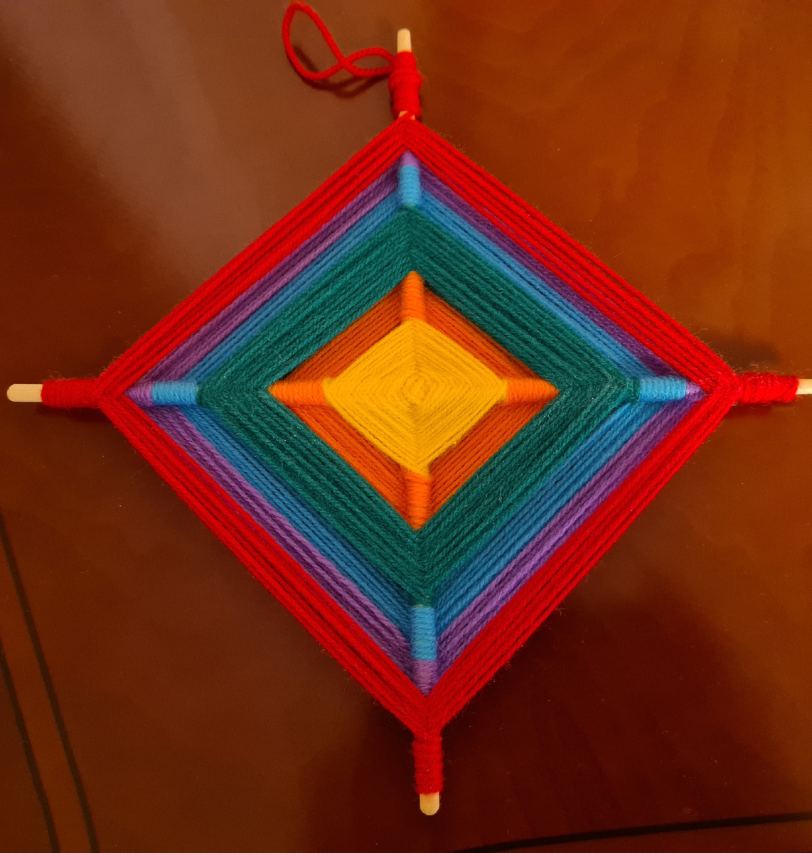 Один из подарков оберег "Божье око".