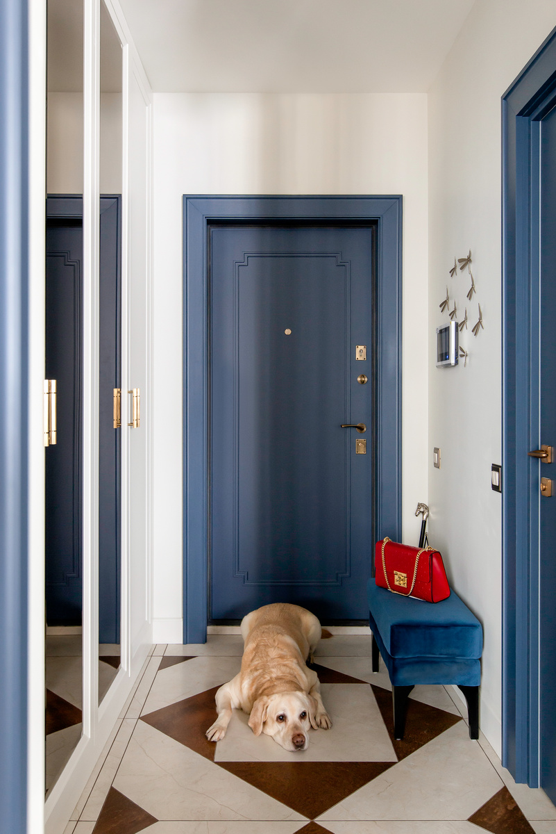 Фото реализованного интерьера, дизайнер Ирина Кривцова, фото Б.Бочкарев