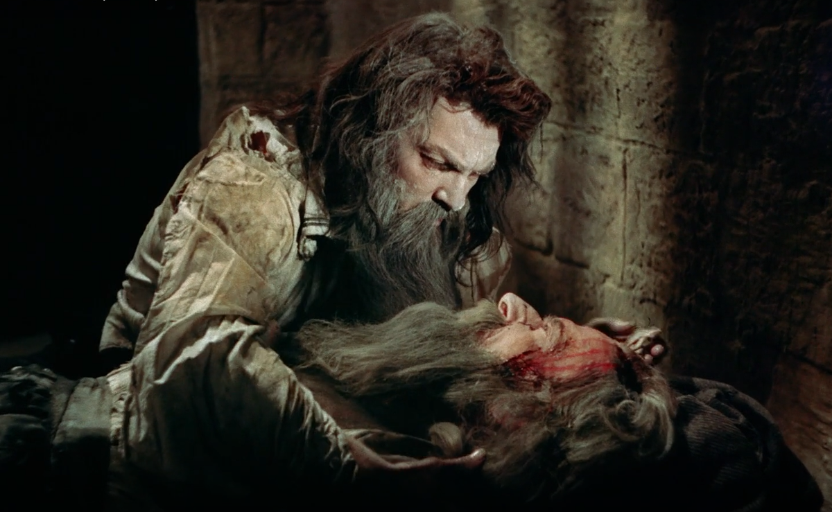 Эдмон Дантес и аббат Фария в заточении 1954 г.