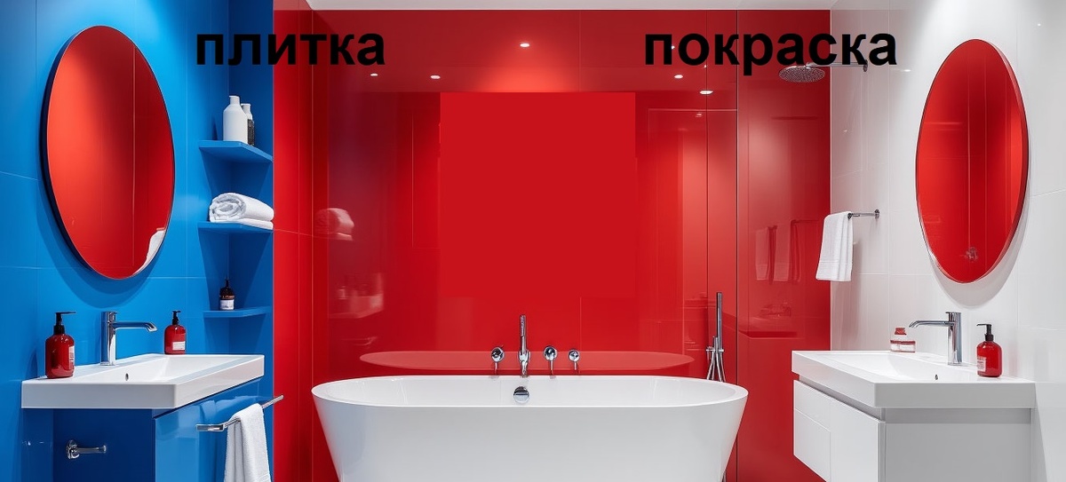 Краска или плитка