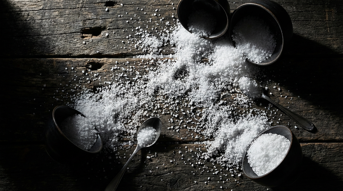 Рассыпанная соль — сигнал тревоги. Но его можно нейтрализовать за секунду.