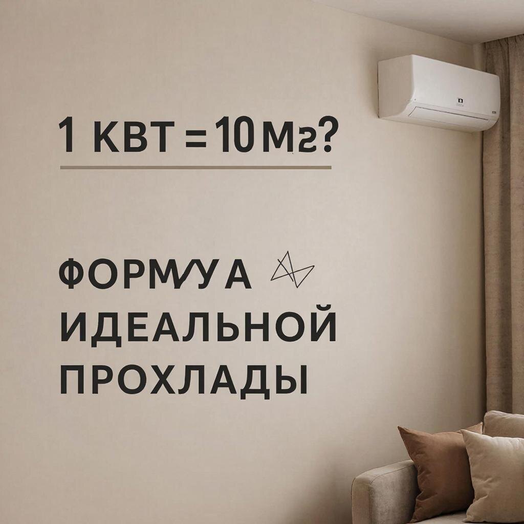 Мощность кондиционера: как рассчитать для комнаты за 2 минуты