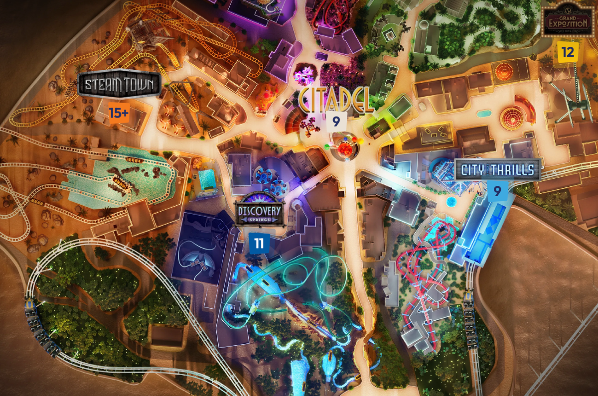 Фотографии: Six Flags Qiddiya City