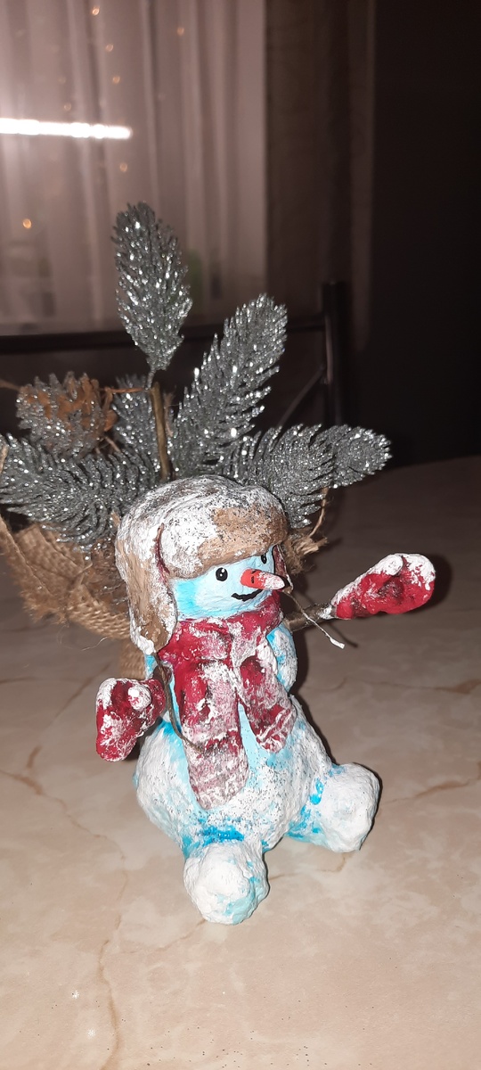 Моя первая ватная игрушка