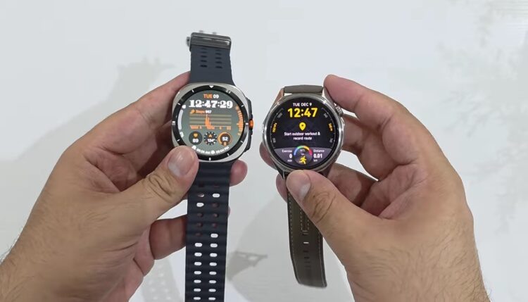    Сравнение смарт-часов из двух разных миров. Изображение: OF Tech