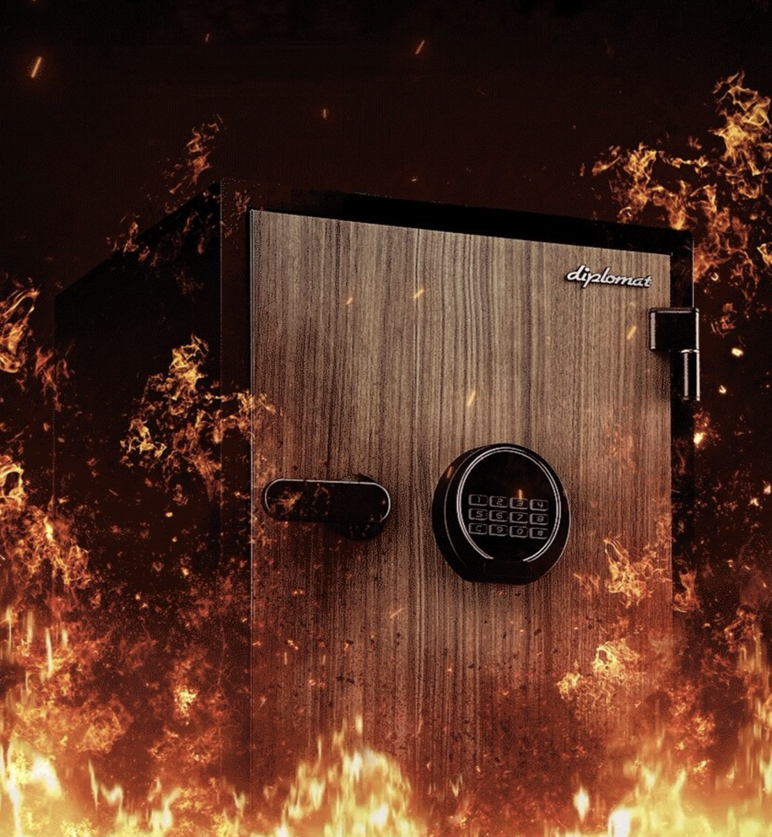 Огнестойкие сейфы Diplomat Safe (Корея) классов защиты 60P-120P (60 - 120 минут для бумаги)