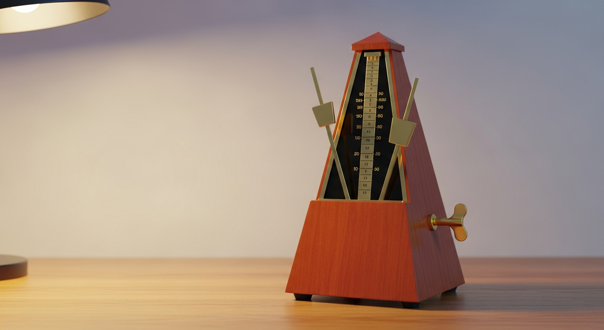 Метроном на столе