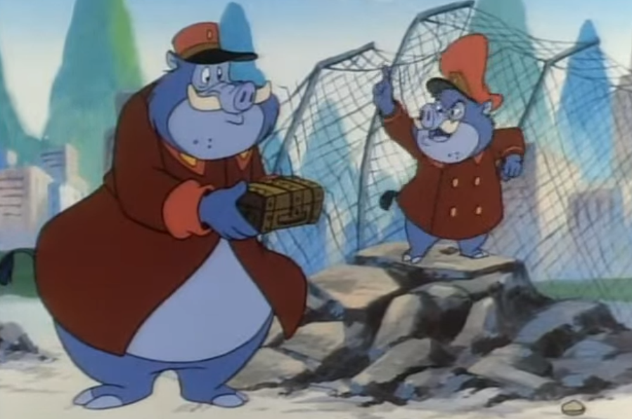 Спигот и Тандер с ларцом