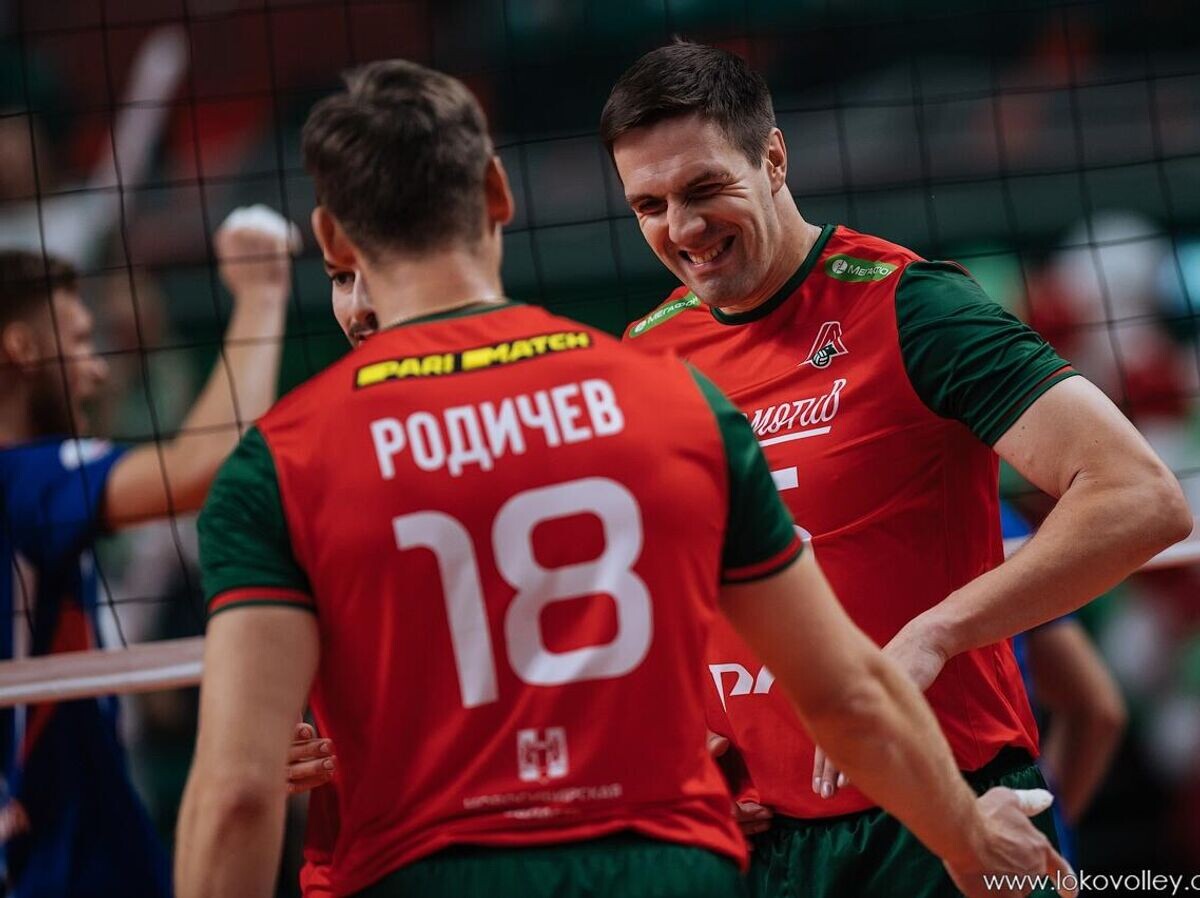    Волейболисты "Локомотива" | © Фото : Страница "ВКонтакте" "Локомотива"