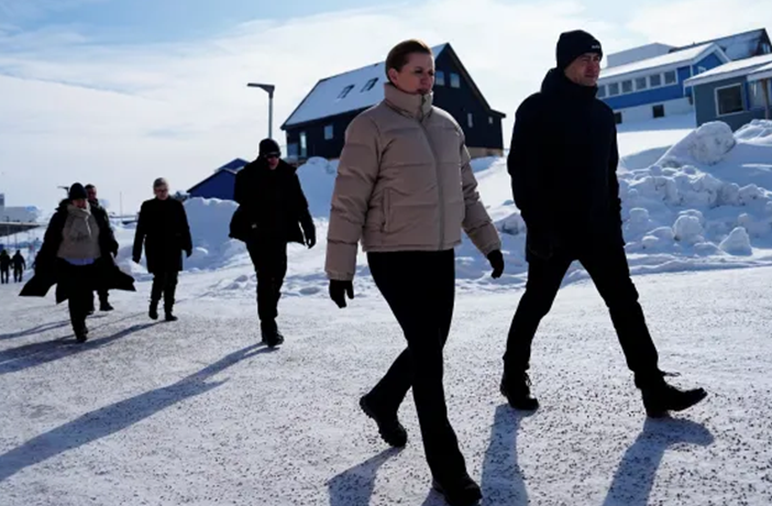 Премьер-министр Дании Метте Фредериксен в Гренландии