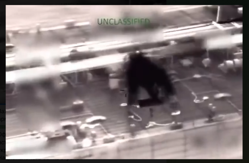    Кадры высадки на Olina. Скриншот: Телеграм-канал "Раньше всех. Ну почти"