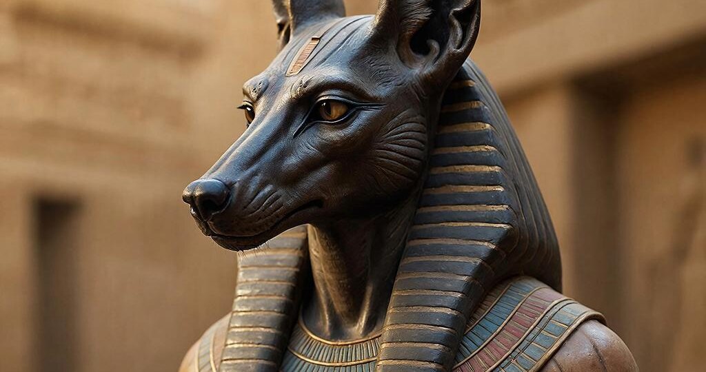 История древнего Египта: бога загробного мира Анубиса