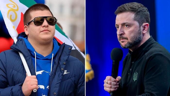 Адам Кадыров, Владимир Зеленский. Обложка © ТАСС / Елена Афонина, © Shutterstock / FOTODOM / paparazzza