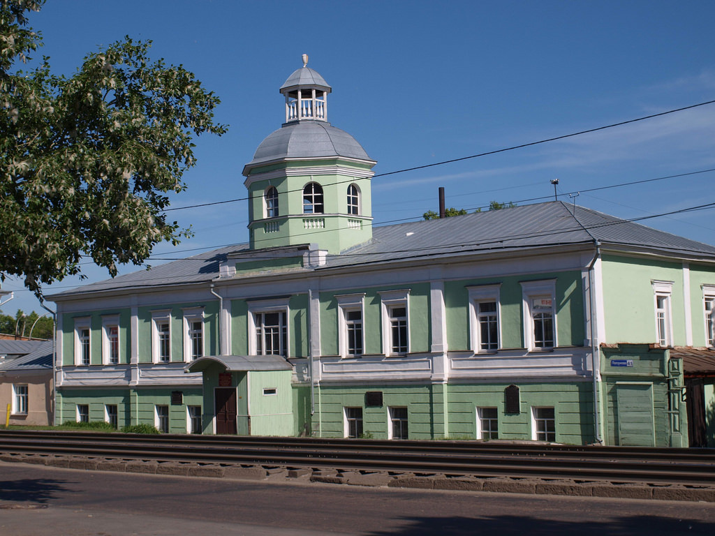 Здание канцелярии Колывано-Воскресенских заводов в Барнауле, наше время