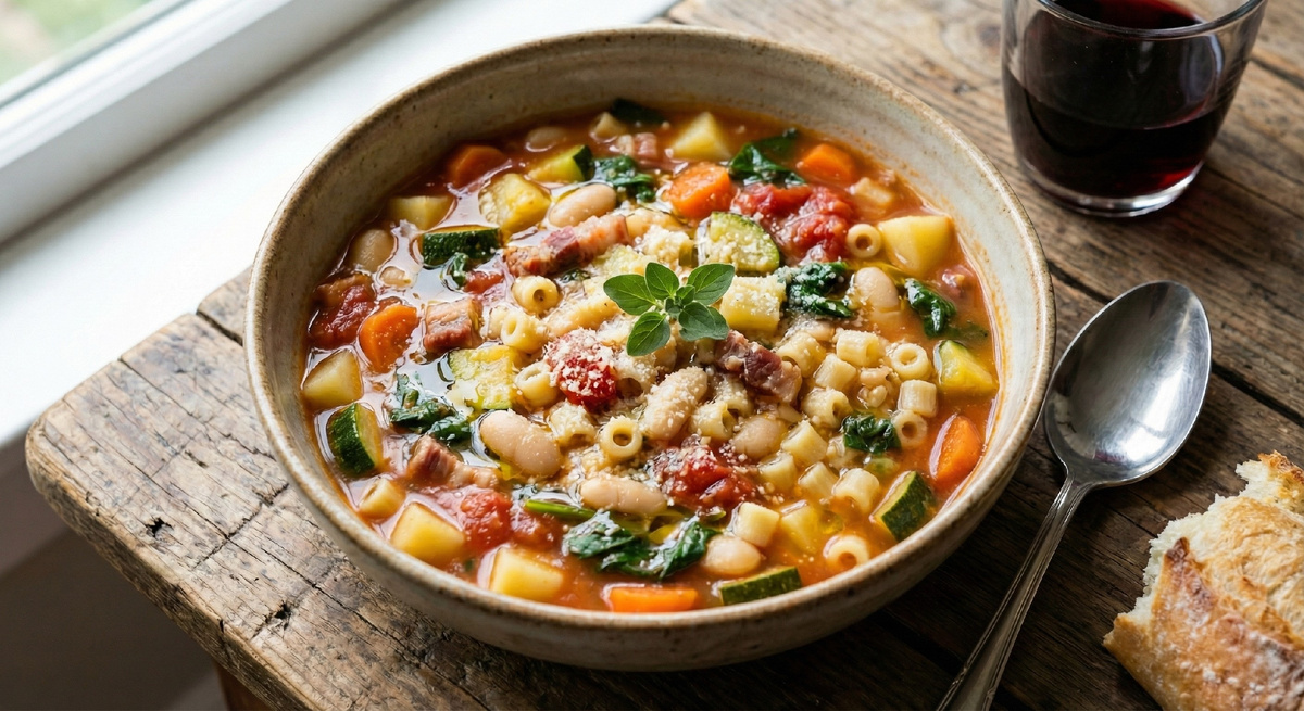 Минестроне «Солнце в тарелке»