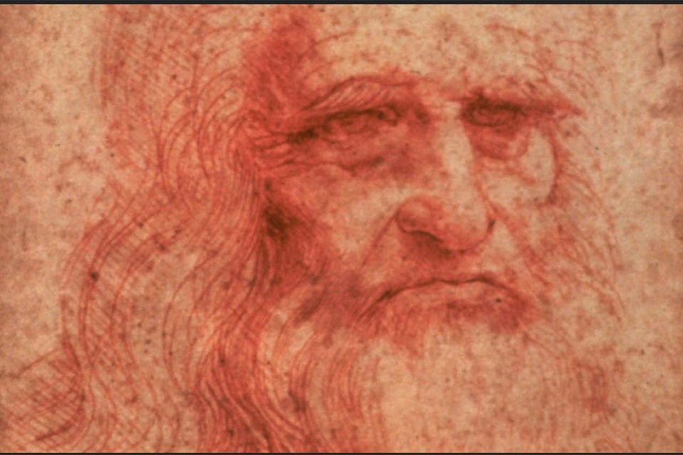    Автопортрет Леонардо до Винчи.