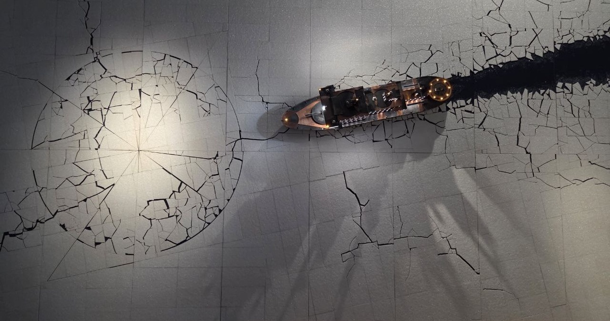 Александр Пономаренко Ледокол Я. 2025 керамика, металл