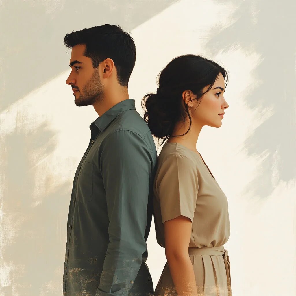 Развод. Иллюстрация сгенерирована нейросетью