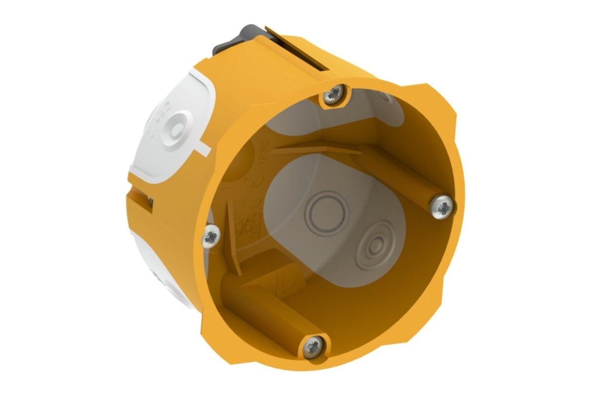 Одноместный подрозетник в дерево, герметичный. Производитель: КОПОС (KOPOS KOLIN)