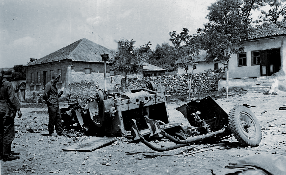 Солдаты вермахта в Молдавской ССР.