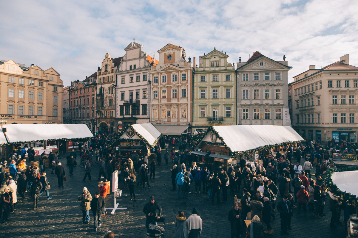 Чехи скучают без русских туристов. Фото автора.