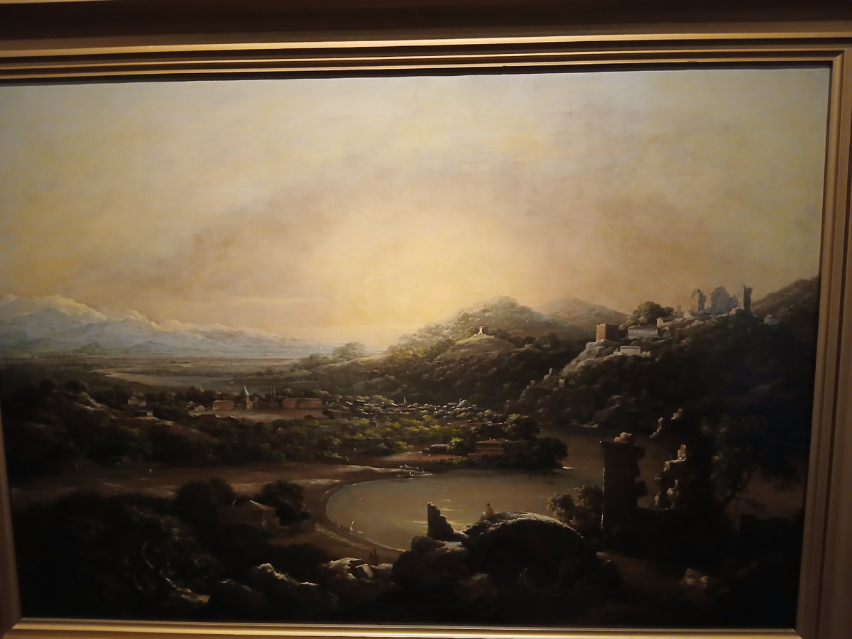 Никанор Чернецов. Вид Кутаиси 1850.