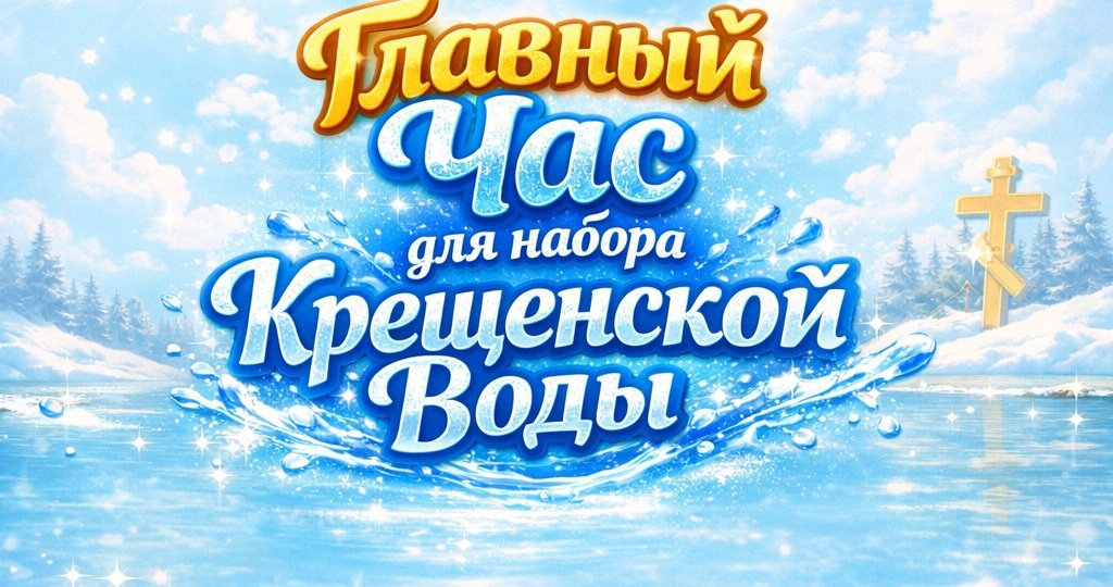 Пропустите этот час — потеряете шанс! Главное время для набора Крещенской воды
