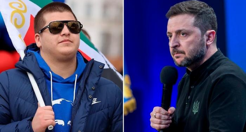    Адам Кадыров, Владимир Зеленский. Обложка © ТАСС / Елена Афонина, © Shutterstock / FOTODOM / paparazzza