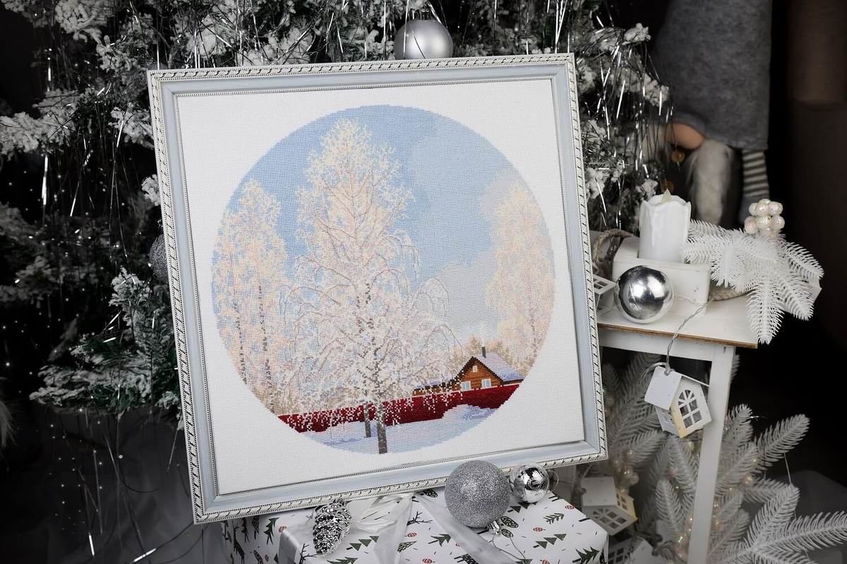 Вышивка ВМ-047 Снежные кружева Золотое Руно. 