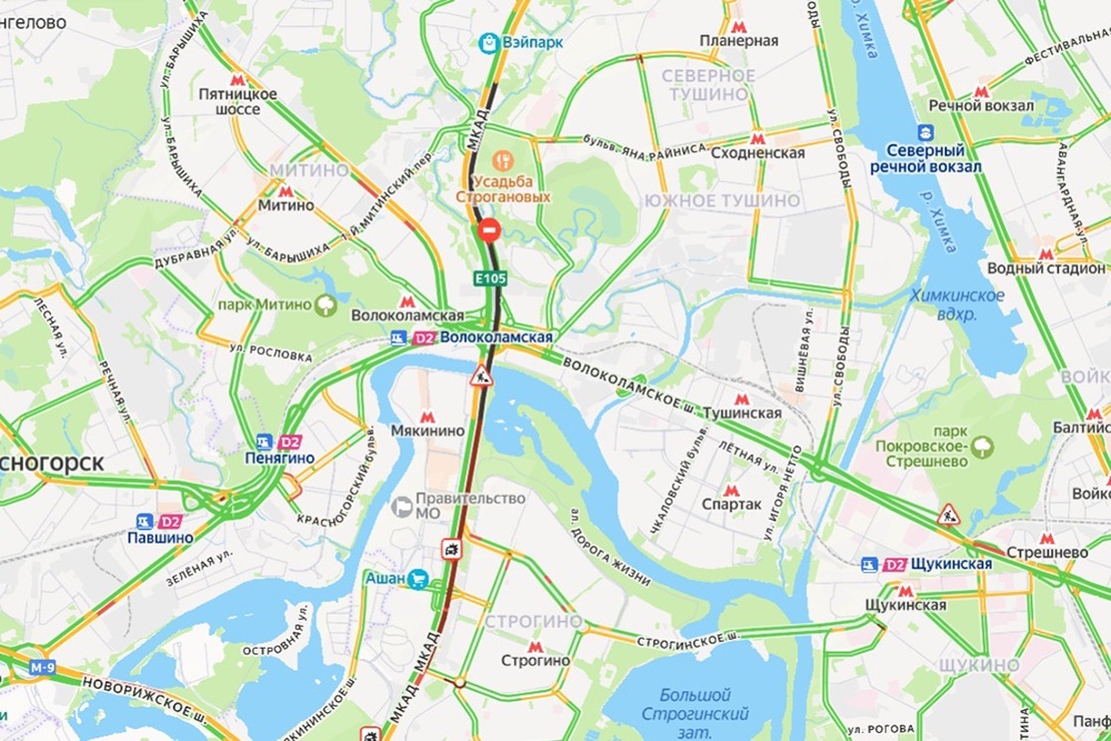    Снимок экрана. Сервис Яндекс карты