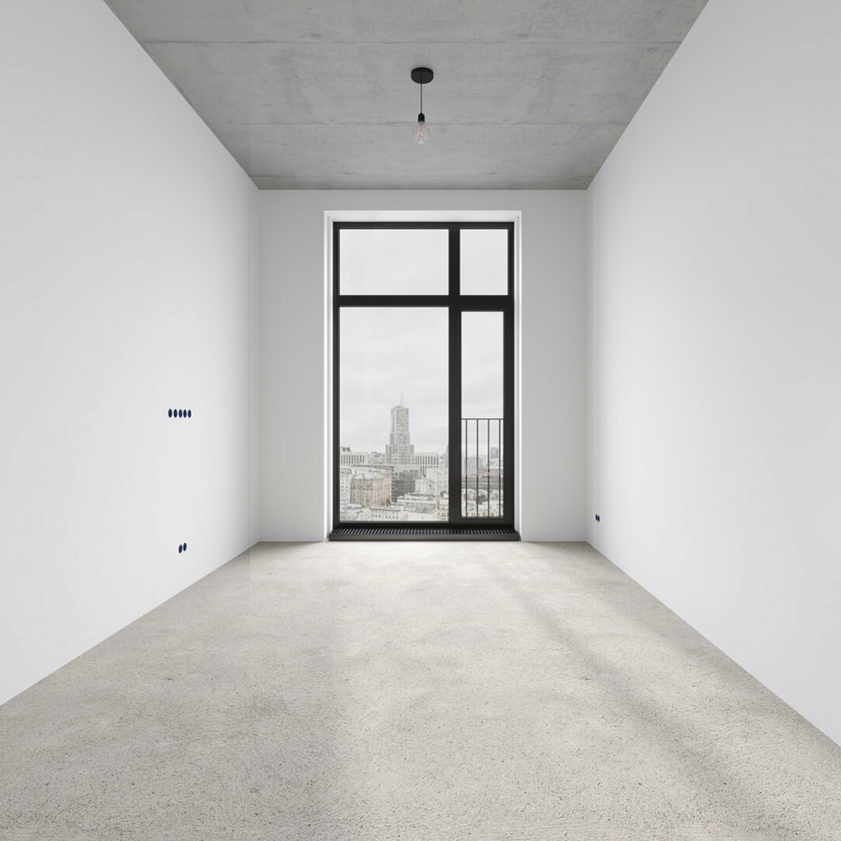 White box Белая коробка от застройщика