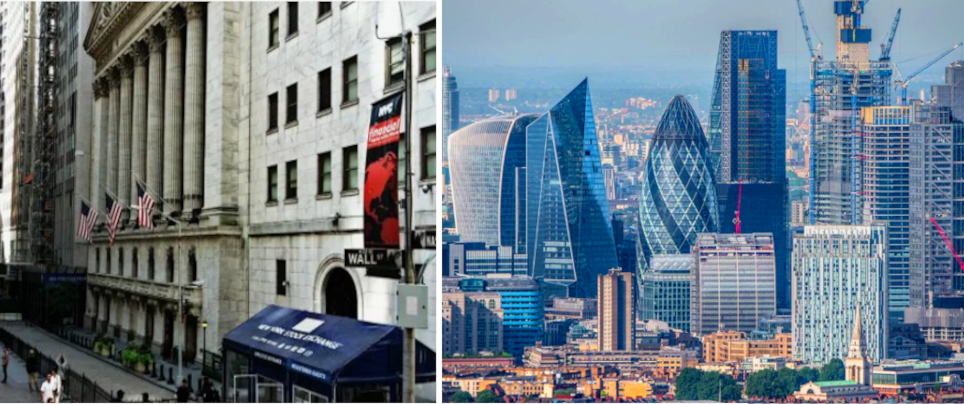 Уолл Стрит и Лондонское Сити