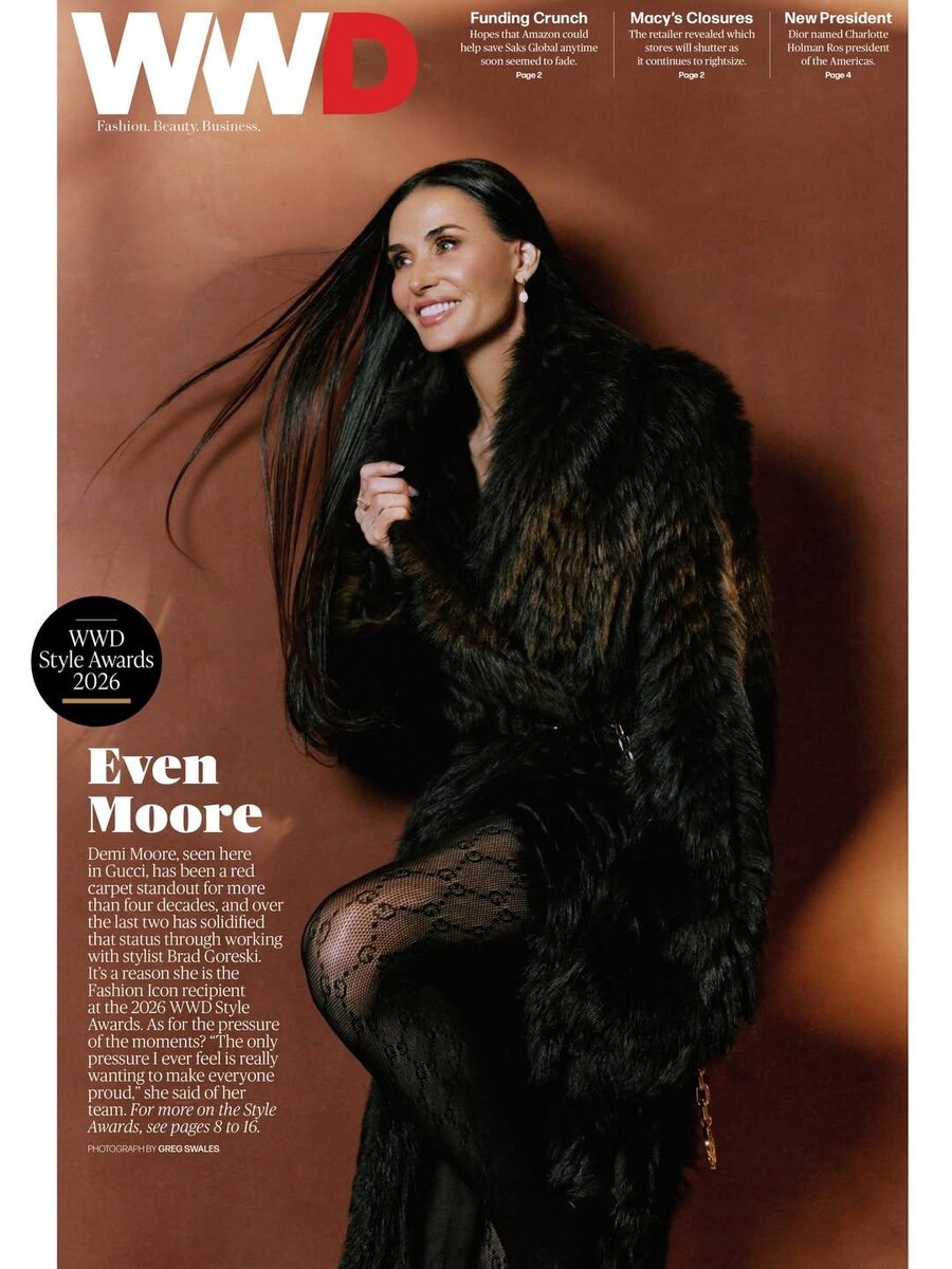   Источник: WWD | Деми Мур дала интервью журналу WWD