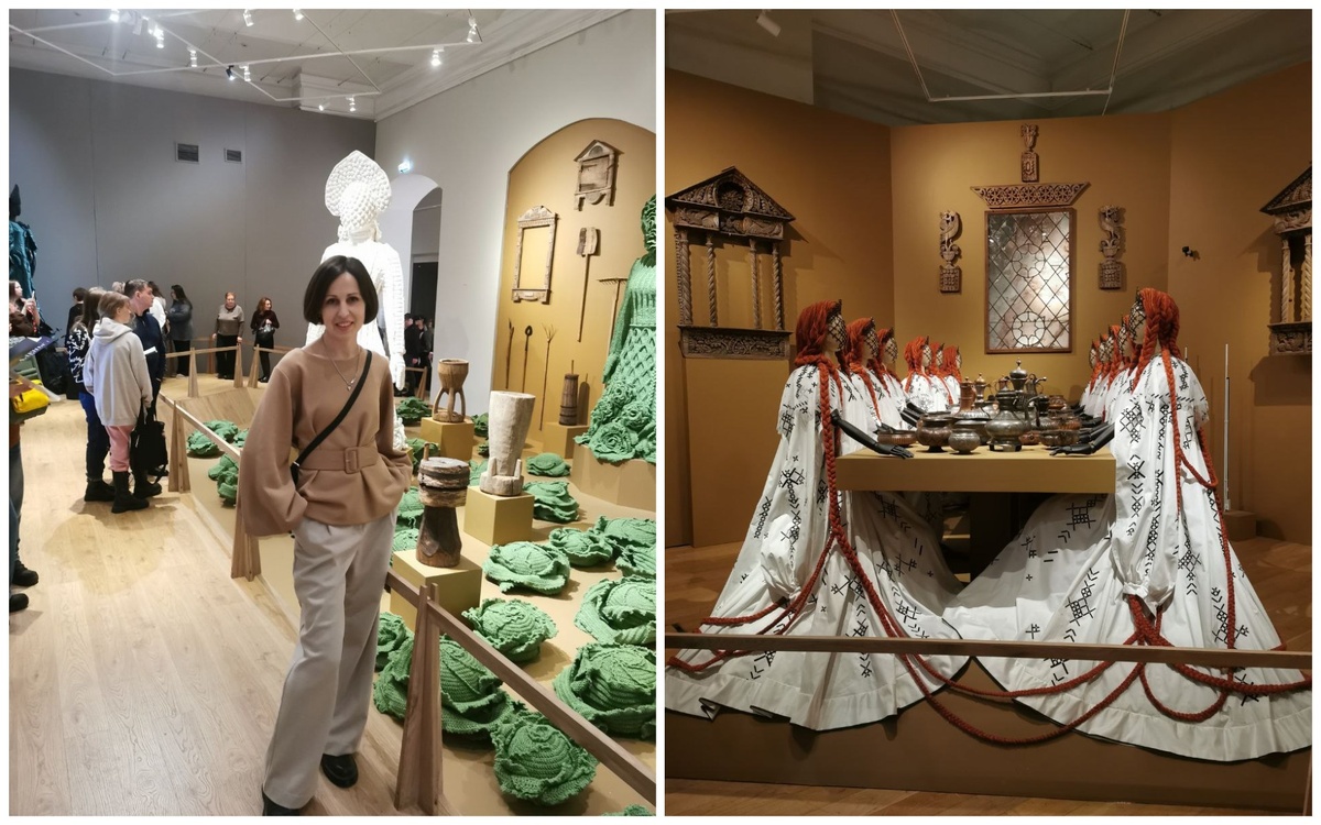 На выставке "Сны Алёны" в ГИМ