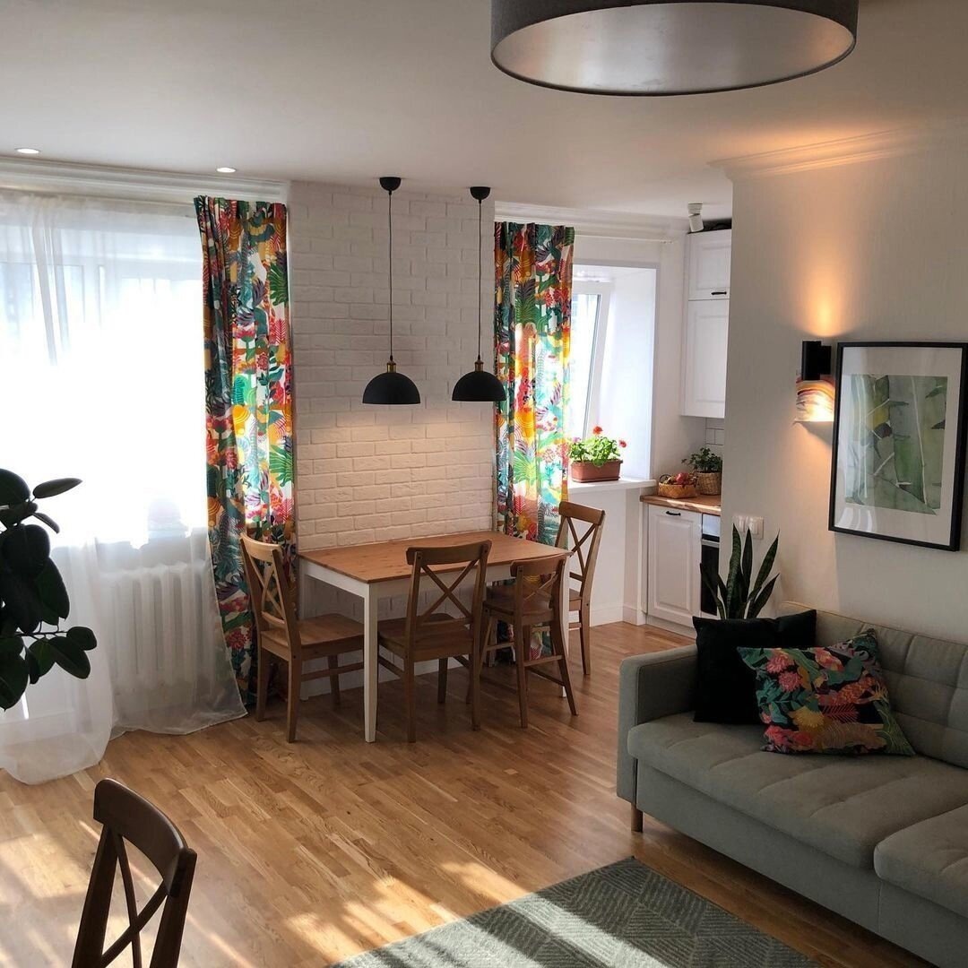 Фото из открытого доступа, "однушка" в хрущевке после перепланировки